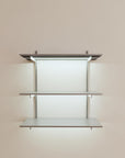 Wall Mounted Shelving Units - 3 Shelf Aluminum
