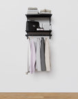 Wall-Mounted Closet Shelves w/ Hanger Bar