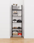 Adjustable Aluminum Closet Shelving – 5 Shelf System
