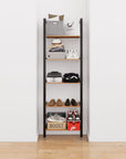 Adjustable Aluminum Closet Shelving – 5 Shelf System