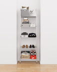 Adjustable Aluminum Closet Shelving – 5 Shelf System