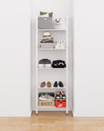 Adjustable Aluminum Closet Shelving – 5 Shelf System