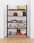Adjustable Aluminum Closet Shelving – 5 Shelf System