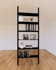 ModShelf Floor to Ceiling Room Divider Shelving with Cabinets