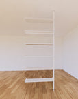 ModShelf Floor to Ceiling Room Divider Shelving with Cabinets
