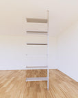 ModShelf Floor to Ceiling Room Divider Shelving with Cabinets