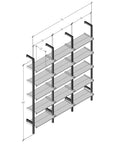 Modular Shelving Units - Aluminum Shelves