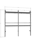 Retail Display Shelving Units - 2 Bay
