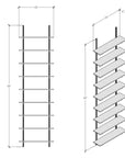 Wall Mounted DVD Storage Shelving