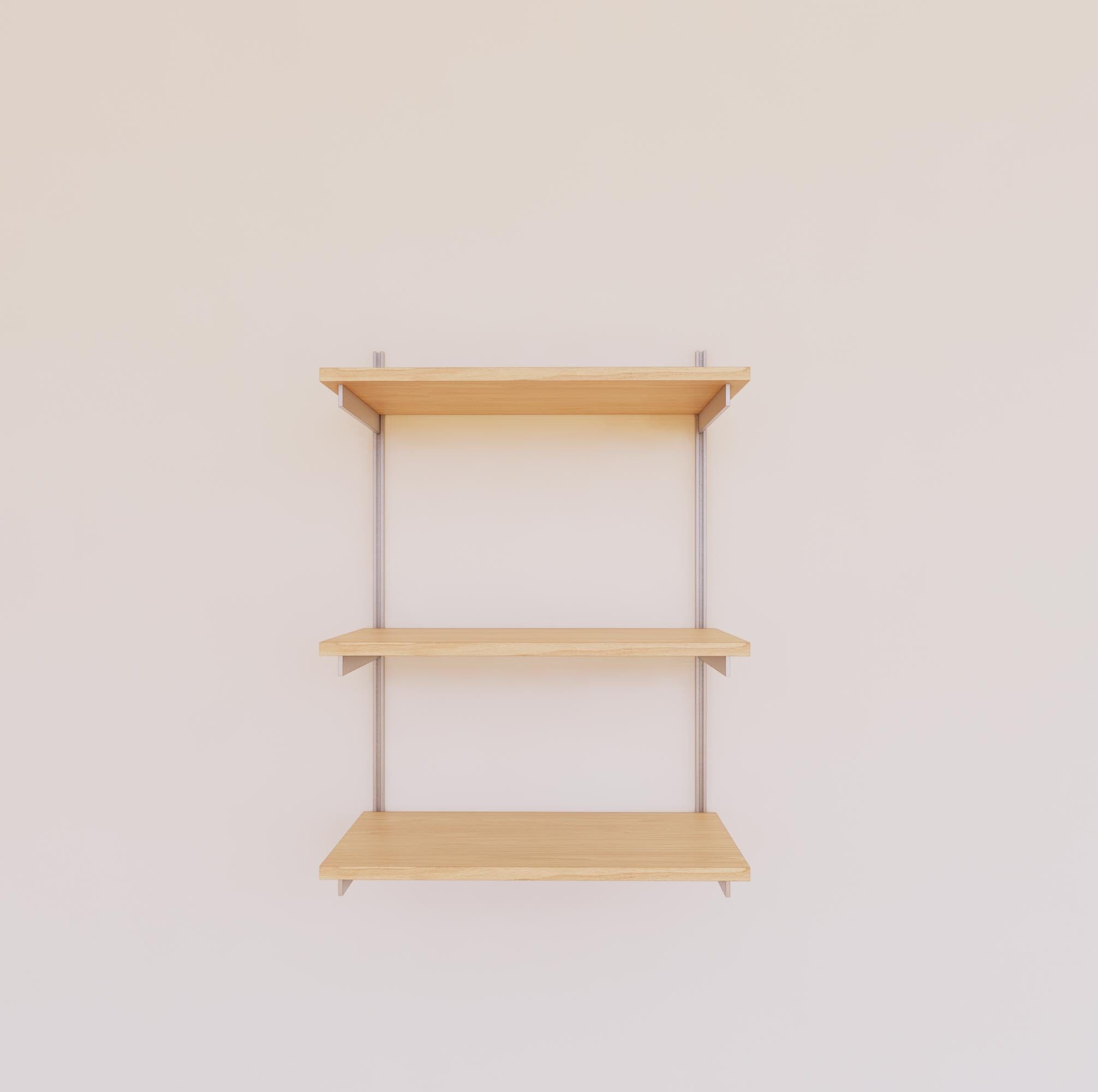 Wall Mounted Shelving Units - 3 Shelf Aluminum