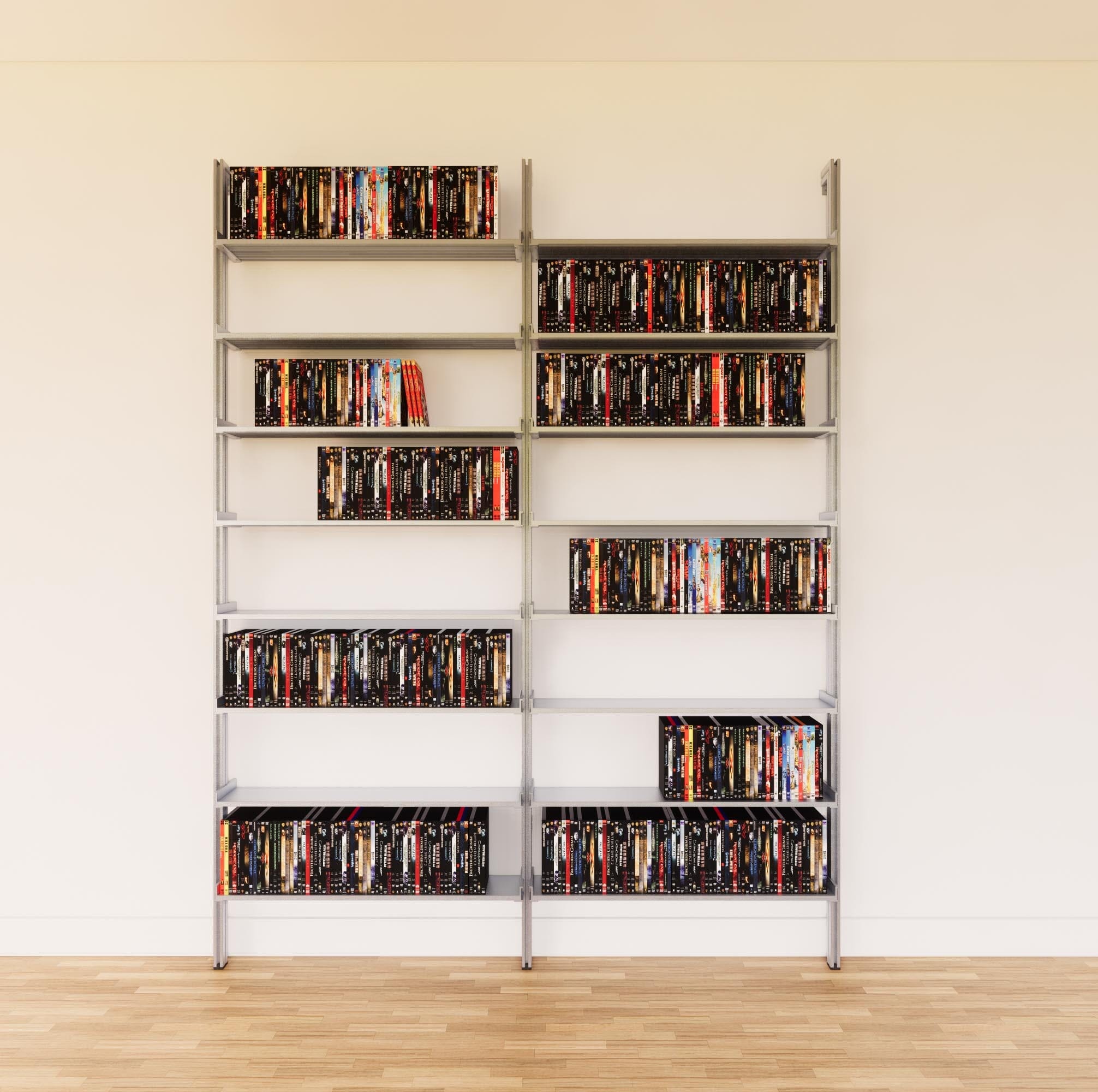 DVD Media Storage Shelves