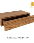 31" Desk Option with Shelves