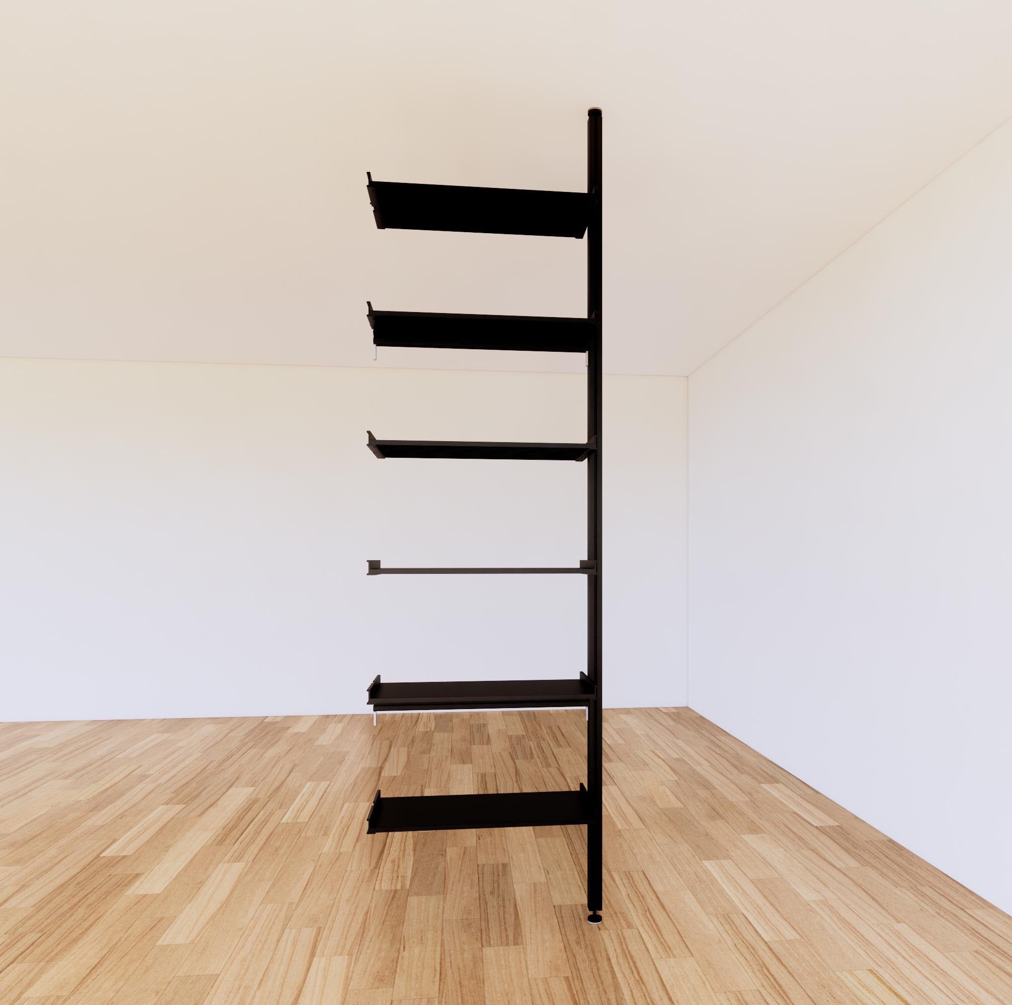 ModShelf Floor to Ceiling Room Divider with Shelves