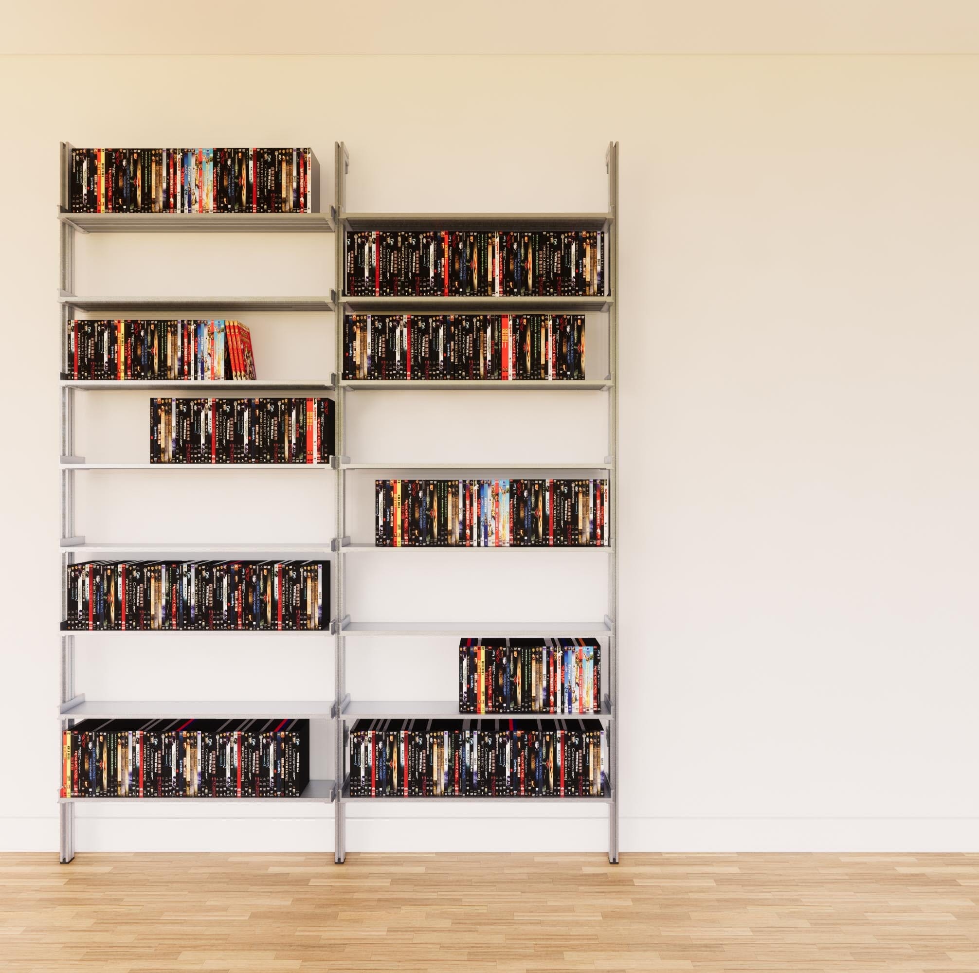 DVD Media Storage Shelves