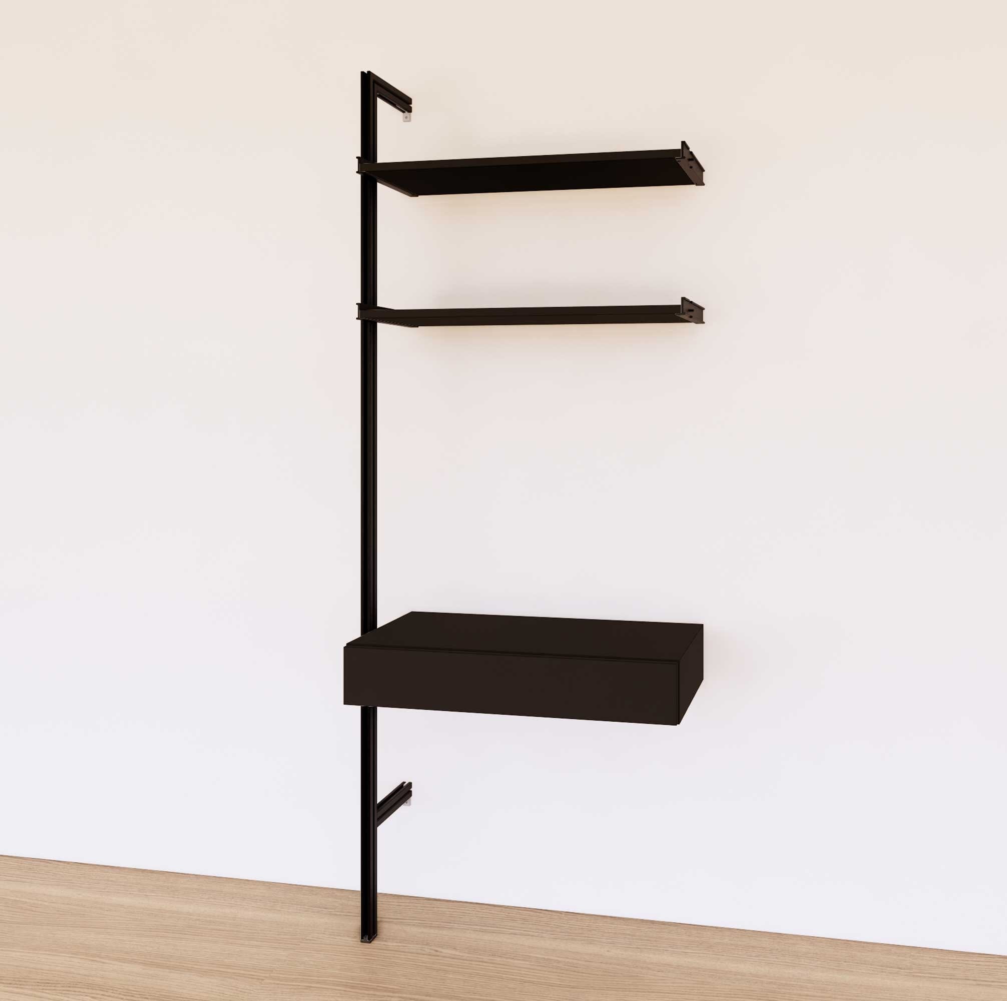 31&quot; Desk Option with Shelves