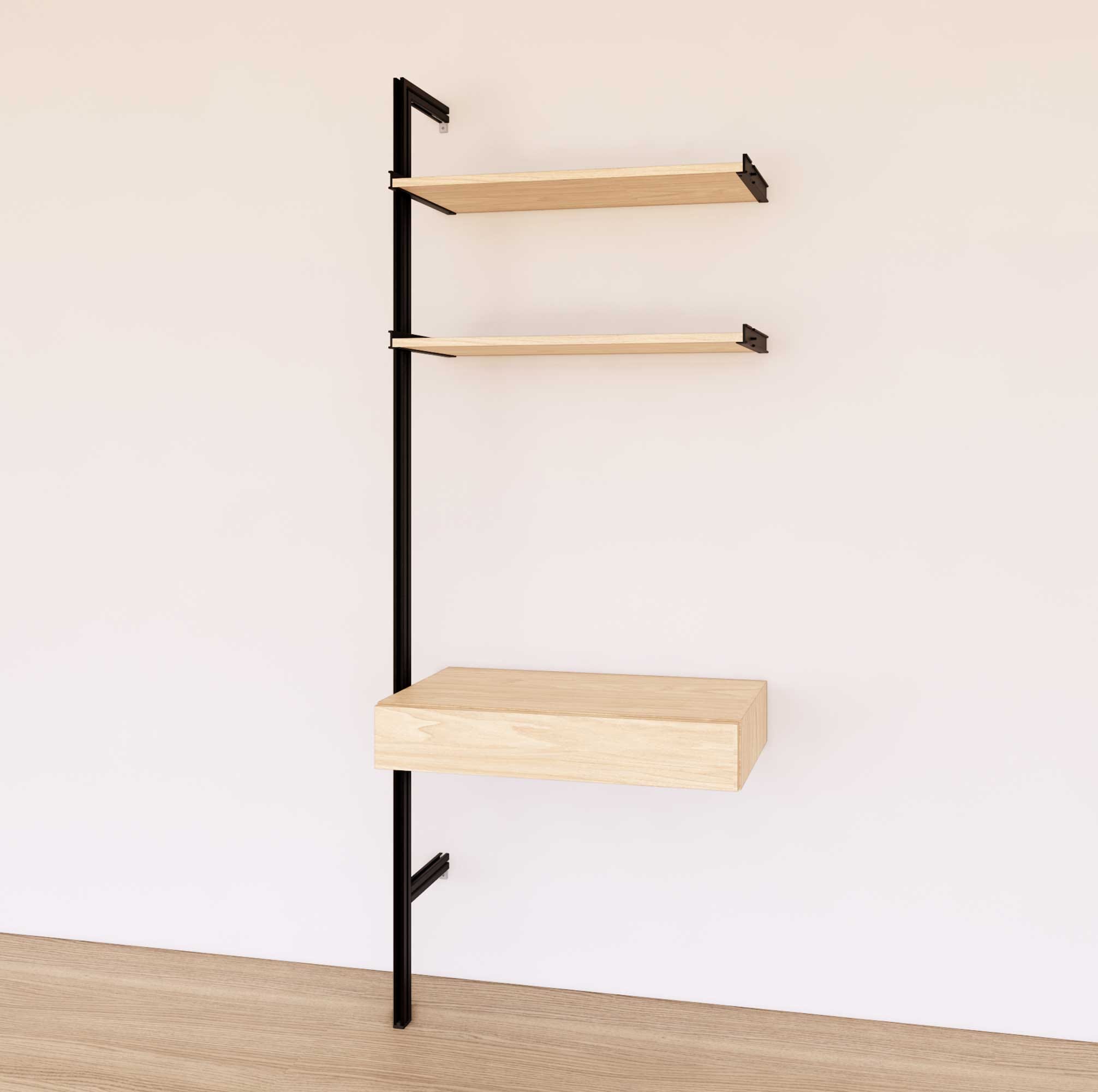 31&quot; Desk Option with Shelves