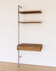 31" Desk Option with Shelves