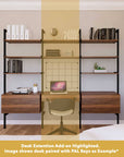 31" Desk Option with Shelves