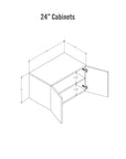 ModShelf Floor to Ceiling Room Divider Shelving with Cabinets