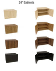 Retail Display Shelving with Base Cabinets