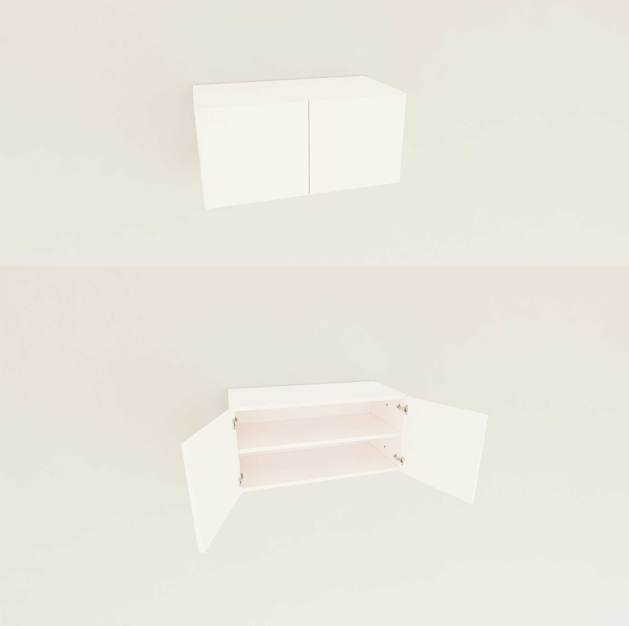 Harmony 4 Bay Media Unit - Aluminum + Wood Shelves and Cabinets