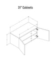 Customizable Media Unit for 50-65" TVs