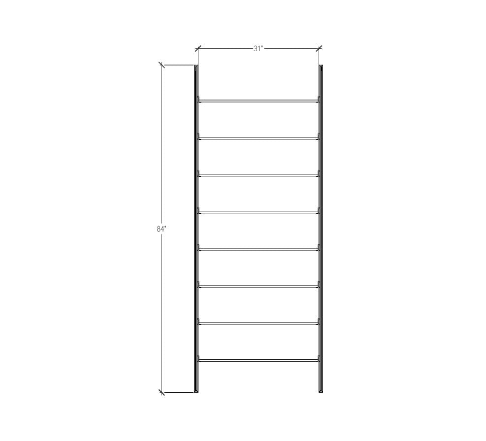 DVD Media Storage Shelves