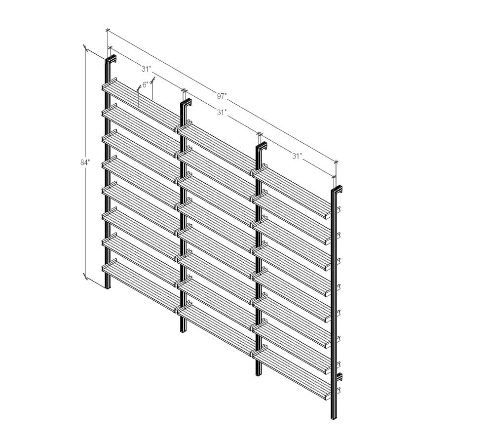 DVD Media Storage Shelves