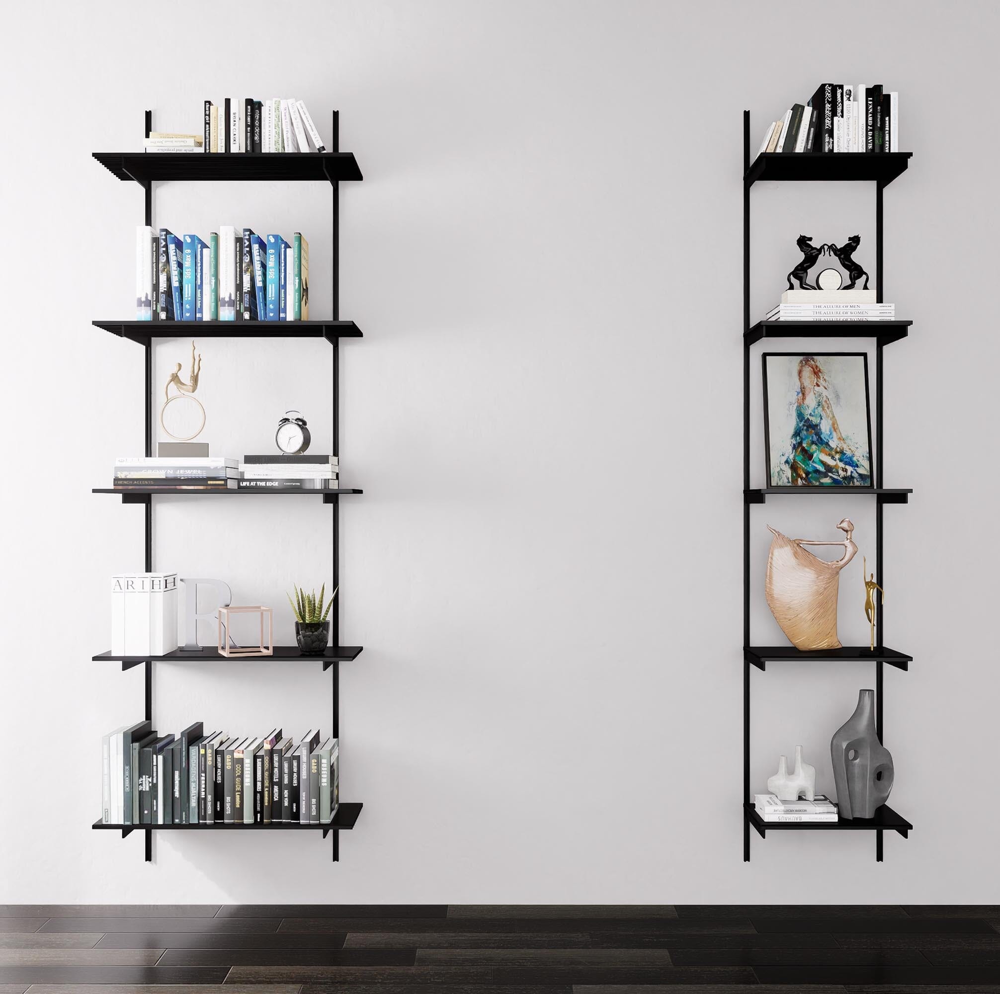 Wall Mounted Shelving Units - 3 Shelf Aluminum