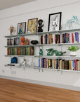 Wall Mounted Shelving Units - 3 Shelf Aluminum