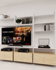 Customizable Media Unit for 50-65" TVs