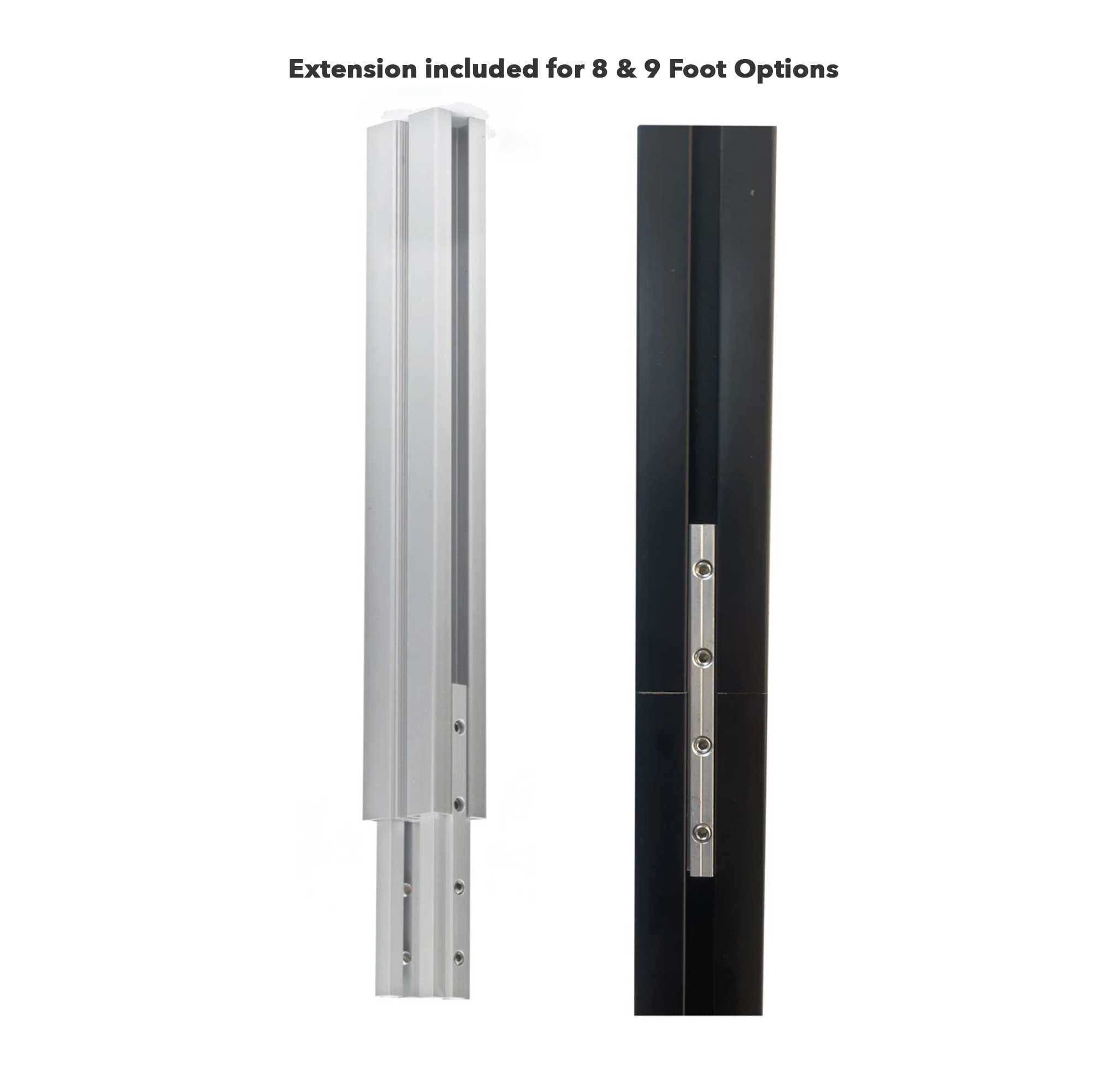 Quad Semi Wall Mounted Pole - RAD/CLT