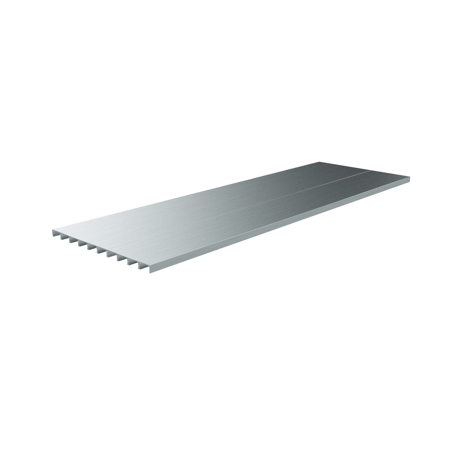 10" Deep Aluminum Shelf