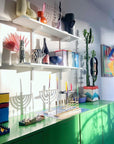 Wall Mounted Shelving Units - 2 Shelf Aluminum